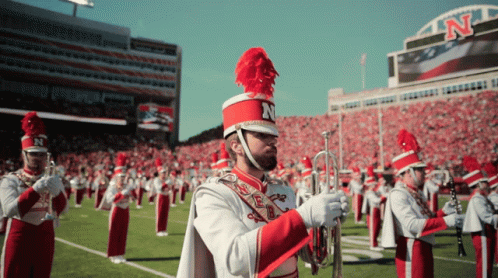 Husker marching band